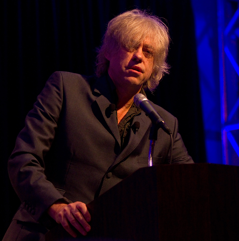 Bob Geldof holdt årets åpningstale på SXSWs musikkfestival. Foto: Per Ole Hagen/NRK