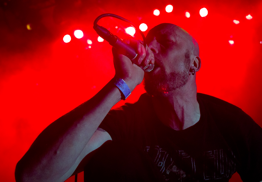 Jens Kidman i Meshuggah.