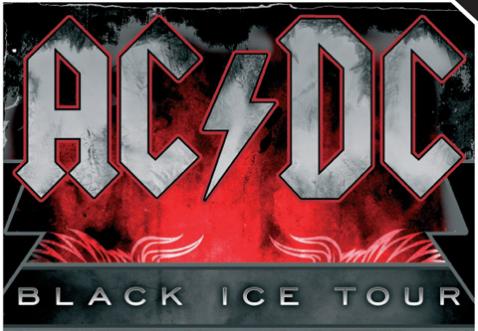 AC/DC - Black Ice Tour. Foto: Flyer/screenshot