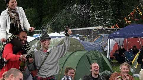 Storsfestivalen, campstemning 2009 (foto: NRK)