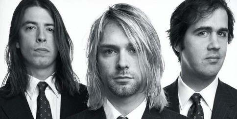 Nirvana, unge Grohl til venstre (foto: plateomslag)
