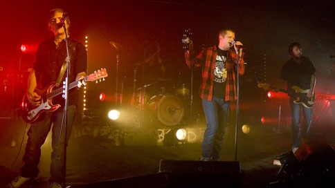 DumDum Boys på releasekonserten for plata Tidsmaskin (Foto: Per Ole Hagen, NRK)
