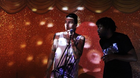 Yelawolf live på Beauty Bar i Austin. Foto: Tom Øverlie/NRK P3