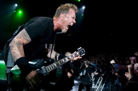 Metallica live på Fornebu. Foto: Per Ole Hagen, NRK