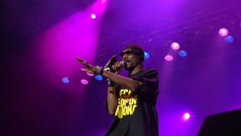 Snoop Dogg på scena (foto: Hege Iren Hanssen, NRK)