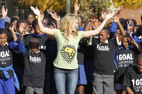 South Africa WCup Soccer Shakira (AP PHOTO: YVES LOGGHE)