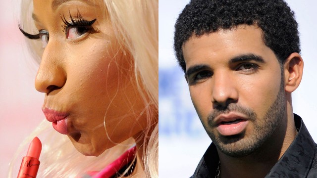 Minaj og Drake. (Foto: AP)