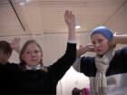 Vibeke Mohn Herberg og Camilla Lien Johansen ransakes i rollespillet