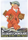 Freia har gjennom generasjoner solgt det ganske så unorske og usunne produktet sjokolade som det sunneste og mest norske som finnes.(Foto: Stiftelsen Norsk Handelsmuseum og Norsk Reklamemuseum)