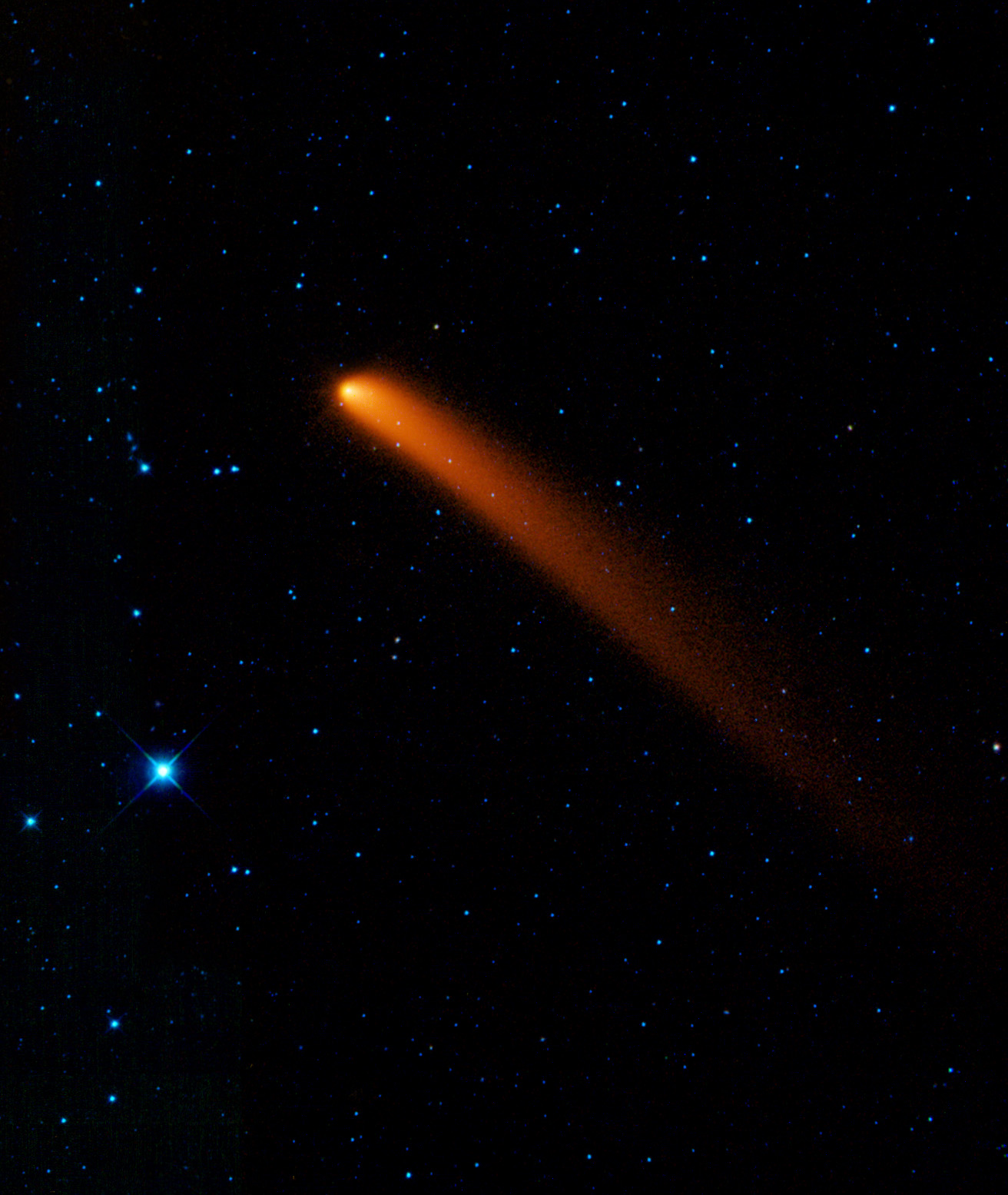 WISE Infrared View of Comet Siding Spring