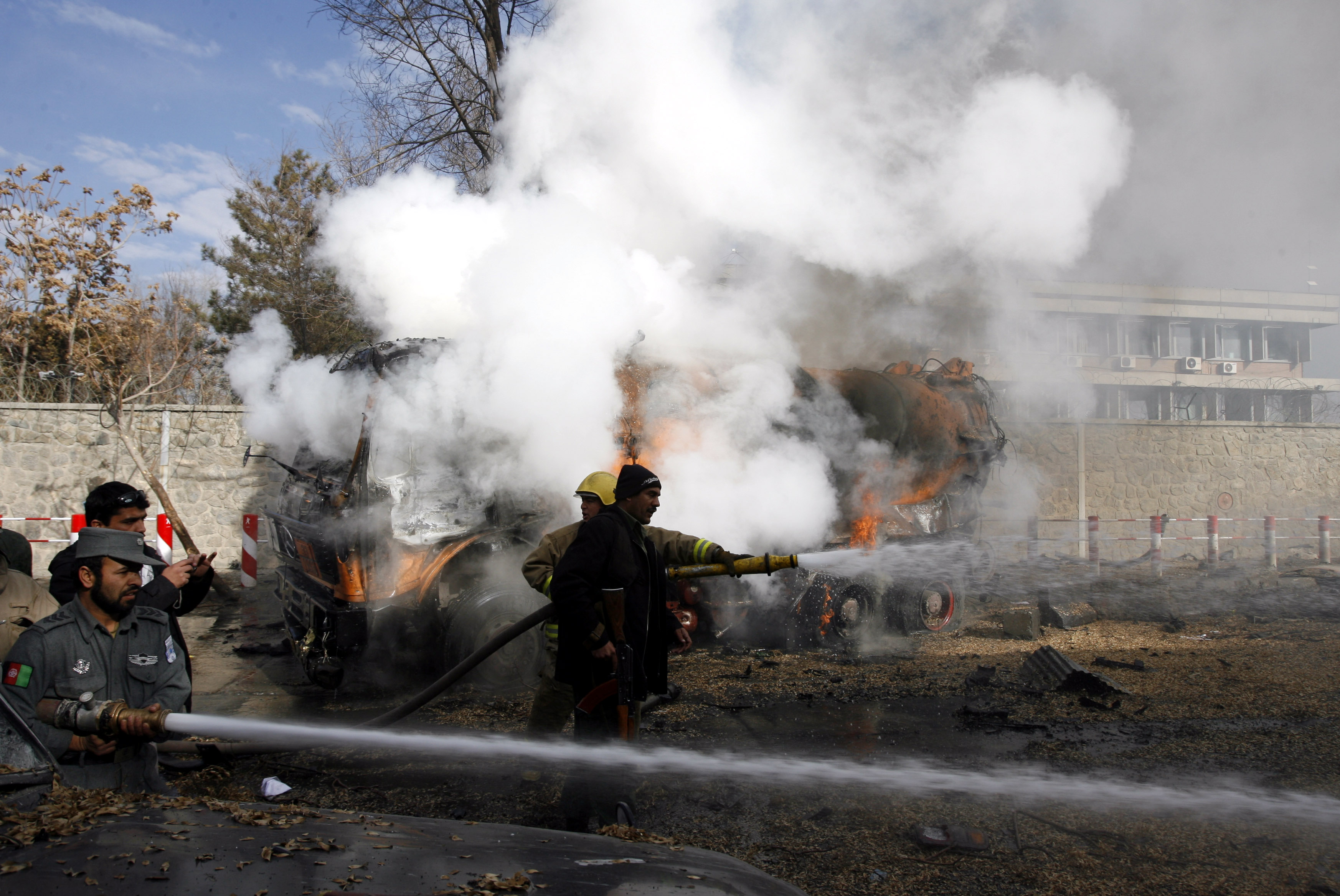 Bombeangrep mot den tyske ambassaden i Kabul