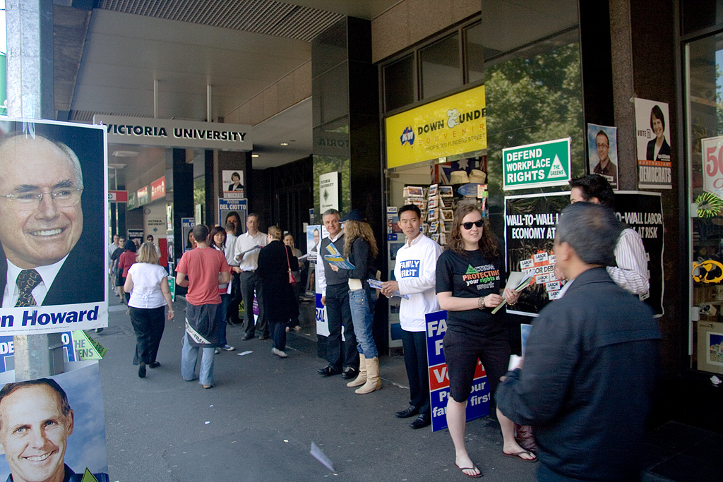 Valg i Melbourne, Australia (foto: -=KuBa=-/flickr.com Creative Commons attribution/share alike)