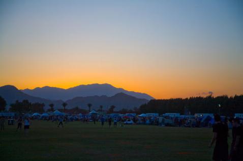 Coachella i solnedgang