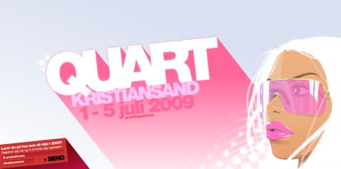 Kjøss meg, Quart har fått ny nettside. Screenshot: www.quart.no