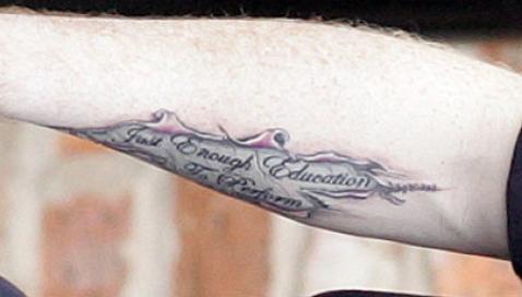 Rooney-tatoveringen (foto: Eamonn Clarke/Telegraph)