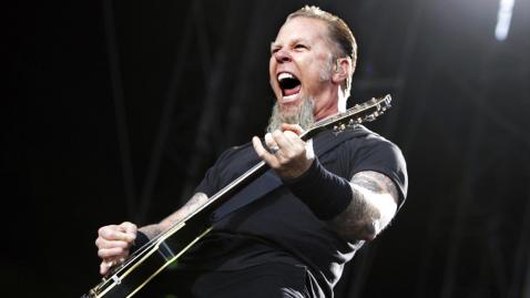 Metallica-vokalist James Hetfield.