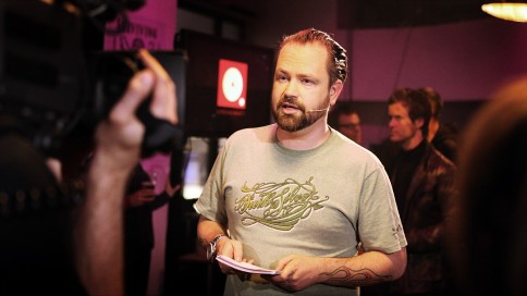 Asbjørn Slettemark og resten av Lydverket inviterer til TV-opptak i kveld (Foto: Tom Øverlie, NRK P3)