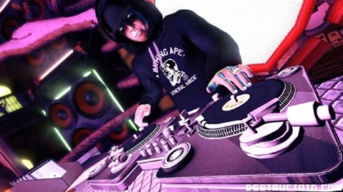 Screenshot fra spillet DJ Hero. Foto: promo