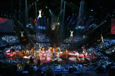 LOVE - The Beatles - Cirque du Soleil (FOTO: Las Vegas Sun/Steve Marcus/Scanpix)