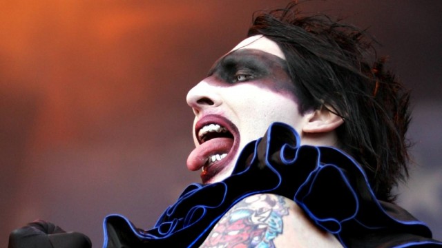 Gothmetalrockeren Marilyn Manson. (Foto: AFP/NRK)