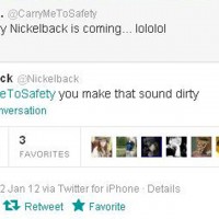 Utsnitt av Nickelbacks Twitter-konto. (Skjermdump, Twitter)