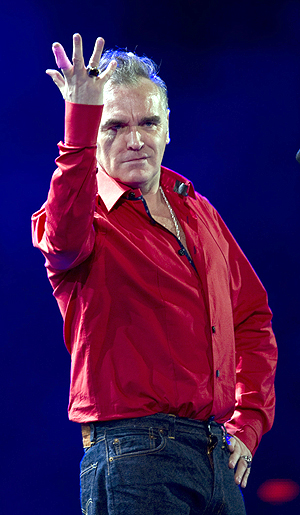 Morrissey er de siste årene fått vel så mye oppmerksomhet for sine kontroversielle meninger som for sin musikk. Foto: NTB Scanpix / Martin Bernetti, AFP Photo.